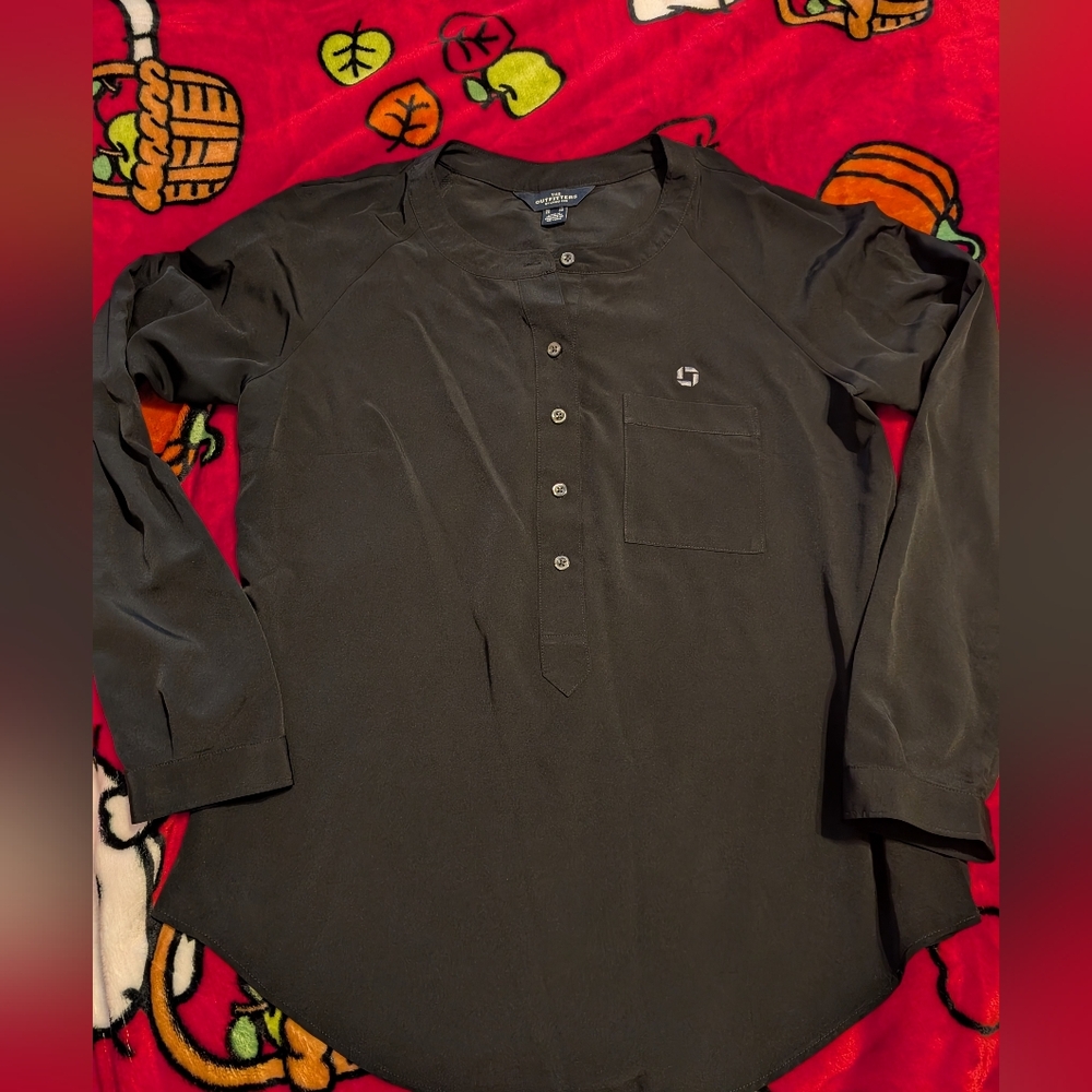 Chase Black Blouse Size 8